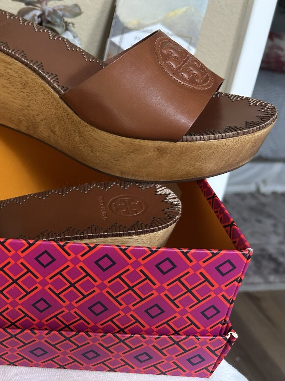 Tory Burch Patty 80MM Wedge Slide — Style No. 47092